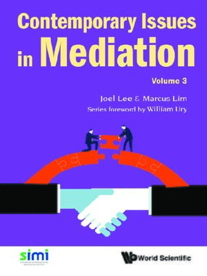 cover image of Contemporary Issues In Mediation--Volume 3